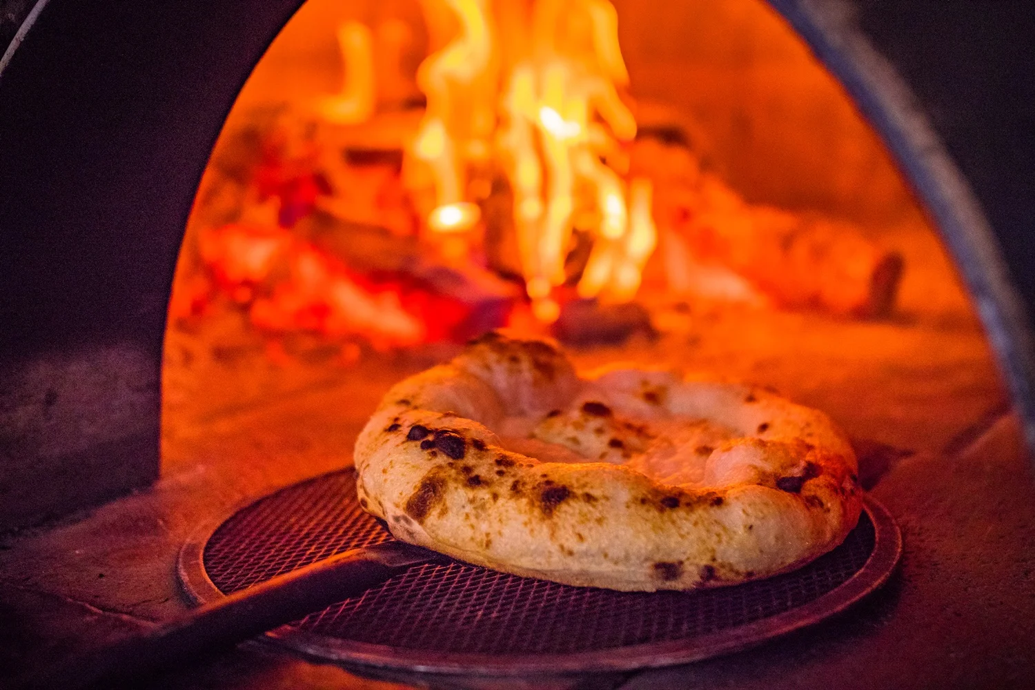 Pizza Margherita appena sfornata